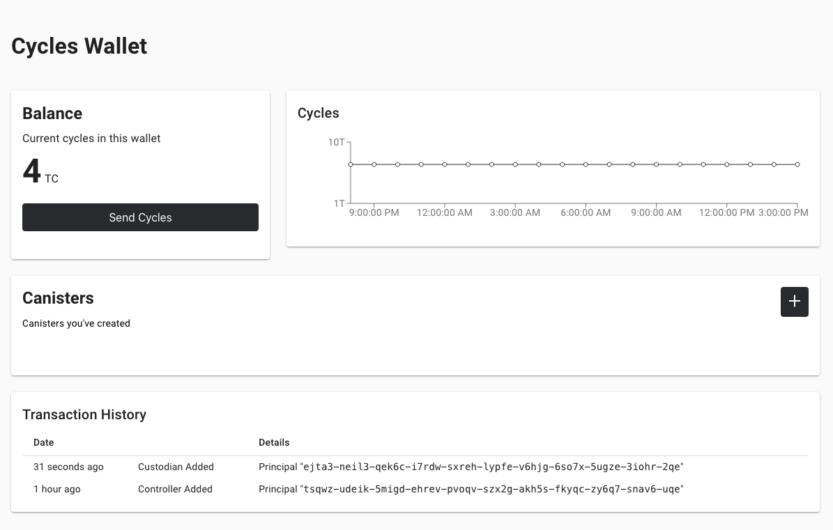 cycles wallet